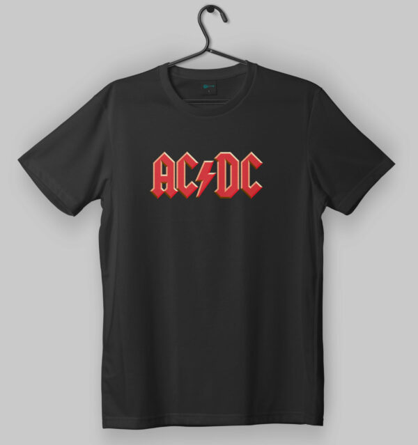 AC/DC Classic Logo Black T-Shirt