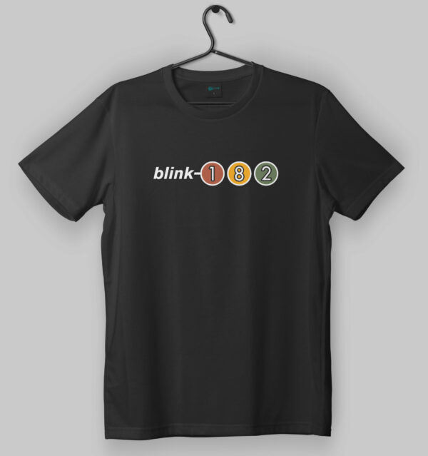 Blink-182 Subway Logo Black T-Shirt