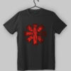 Red Hot Chili Peppers Star Design Black T-Shirt