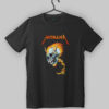 Metallica Flaming Skull Black T-Shirt