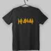 Def Leppard Classic Logo Black T-Shirt