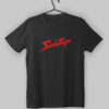 Savatage Classic Logo Black T-Shirt (Red Logo)