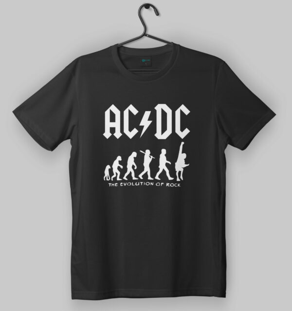 AC/DC Evolution of Rock Black T-Shirt