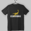 Scorpions Golden Scorpion Logo Black T-Shirt