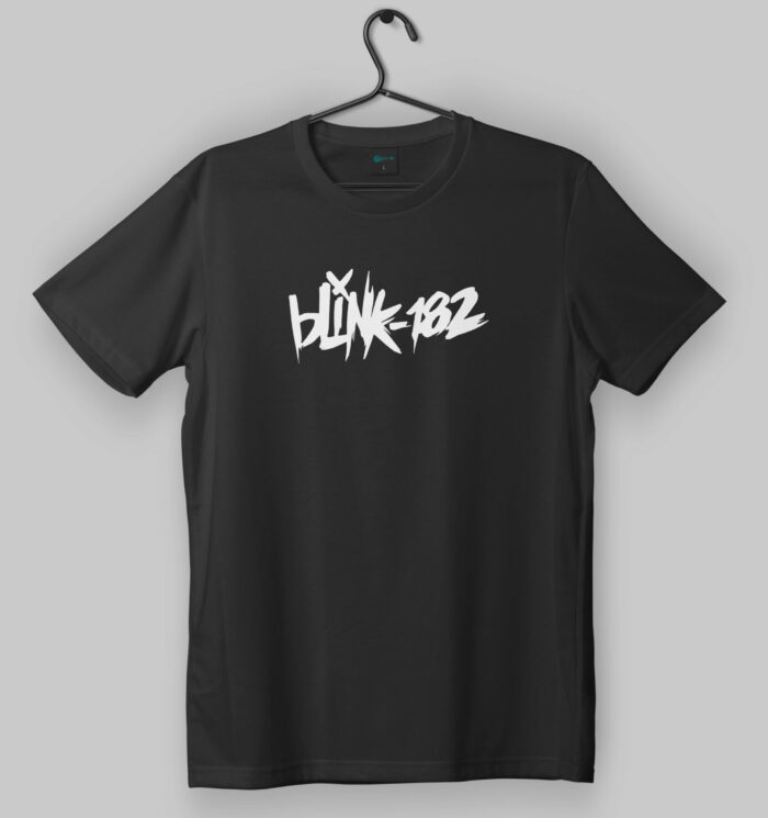 Blink-182 Graffiti Logo Black T-Shirt