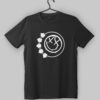 Green Day X-Face Design Black T-Shirt