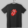 Rolling Stones Classic Tongue Logo Black T-Shirt