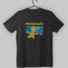 Nirvana Nevermind Bart Simpson Design Black T-Shirt