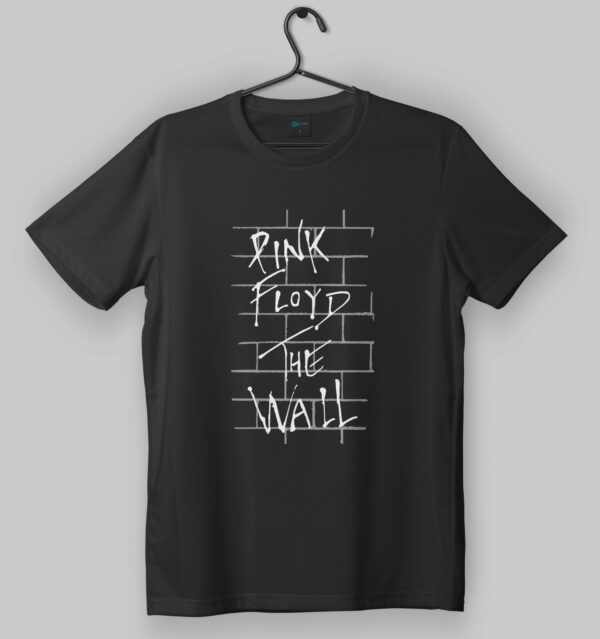 Pink Floyd The Wall Design Black T-Shirt