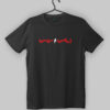 AC/DC Arabic Logo Design Black T-Shirt