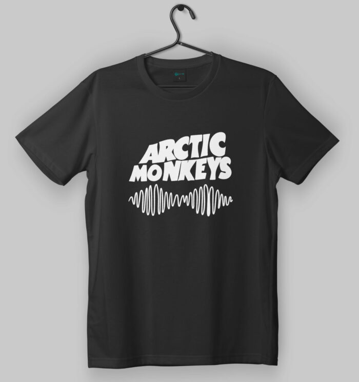 Arctic Monkeys Soundwave Design Black T-Shirt