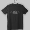 Arctic Monkeys Abstract Line Design Black T-Shirt