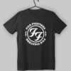 Foo Fighters Logo Black T-Shirt (White Logo)