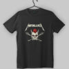 Metallica Skull Design Black T-Shirt