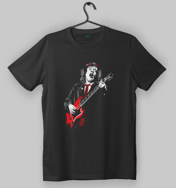 AC/DC Angus Young Black T-Shirt