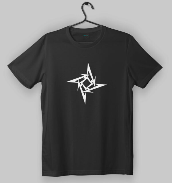 Metallica Star Design Logo Black T-Shirt