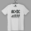 AC/DC Evolution of Rock White T-Shirt