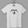 Metallica Skull Logo White T-Shirt