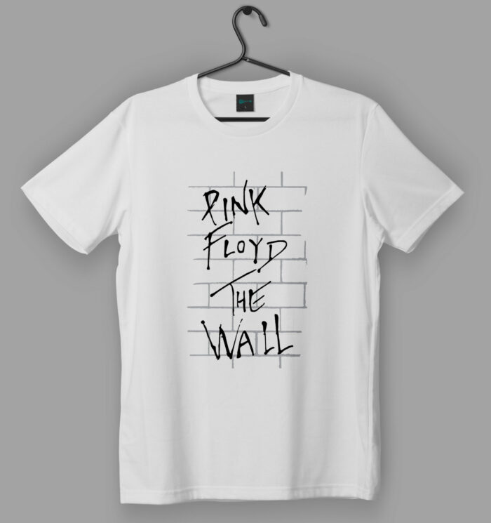 Pink Floyd The Wall Brick Design White T-Shirt