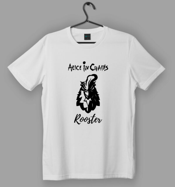 Alice in Chains Rooster White T-Shirt