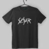 Slayer Classic White Logo Black T-Shirt