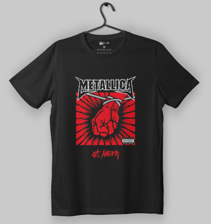 Metallica St. Anger Fist Black T-Shirt