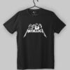 Metallica Band Silhouette Black T-Shirt