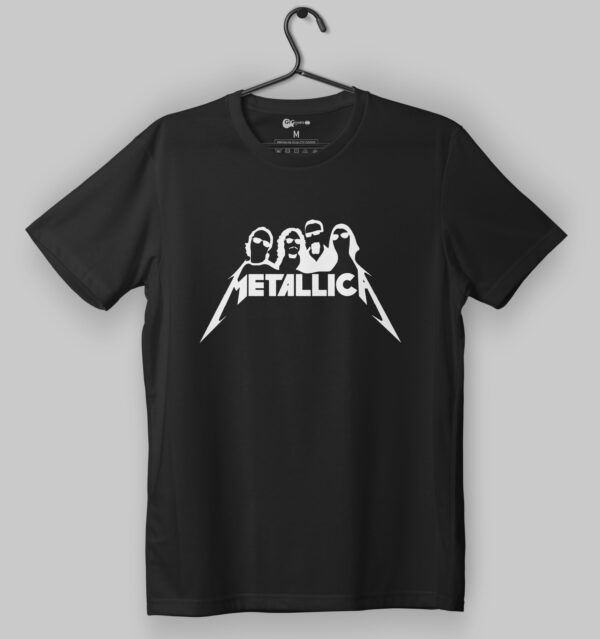 Metallica Band Silhouette Black T-Shirt