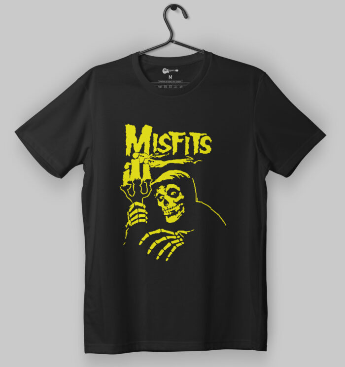 Misfits Yellow Fiend Black T-Shirt