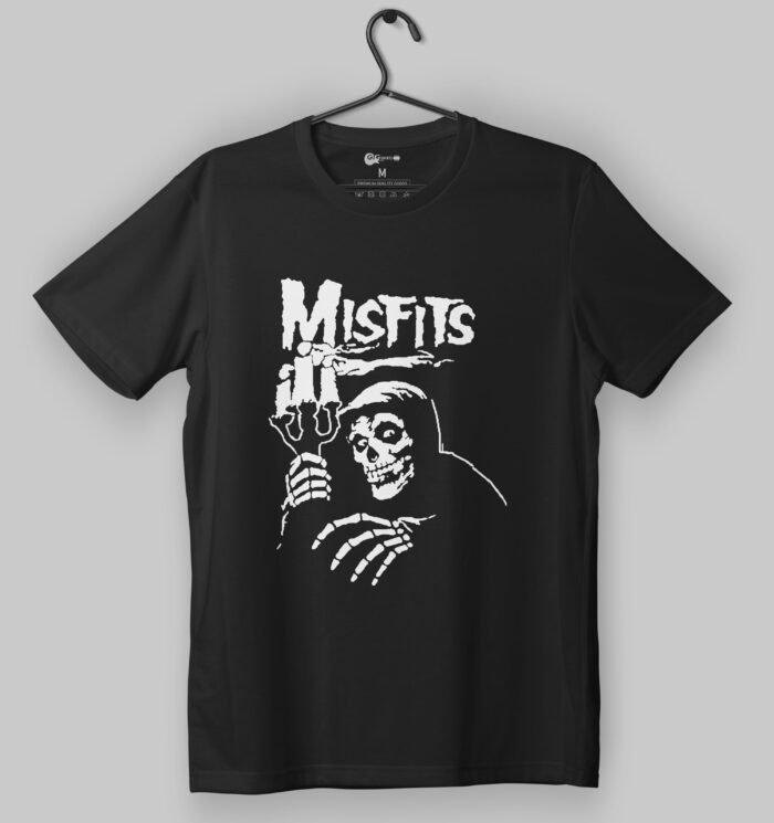 Misfits White Fiend Black T-Shirt