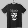 Misfits Skull Face Black T-Shirt