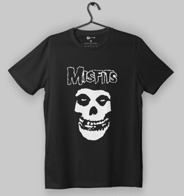 Misfits Skull Face Black T-Shirt