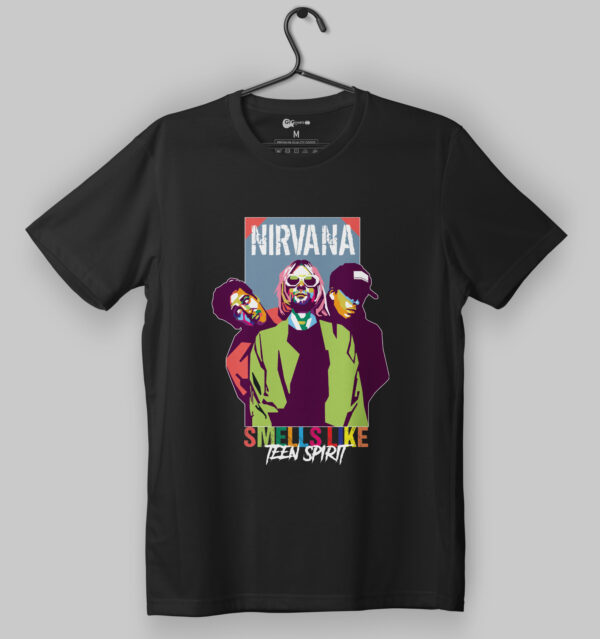 Nirvana Smells Like Teen Spirit Pop Art T-Shirt