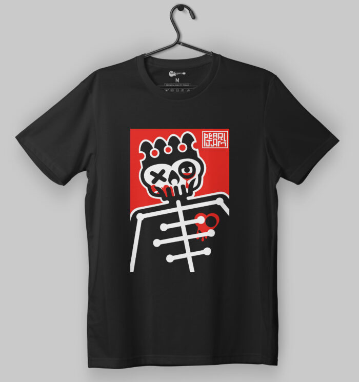 Pearl Jam Skeleton King Black T-Shirt