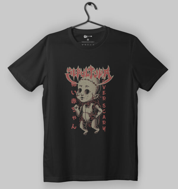 Sepultura Scary Baby Black T-Shirt