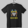 Guns N’ Roses Skull with Top Hat Logo Black T-Shirt