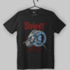 Slipknot Ram Skull Design Black T-Shirt