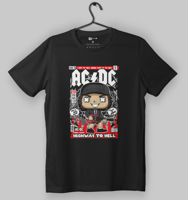 AC/DC - Highway to Hell Comic T-Shirt