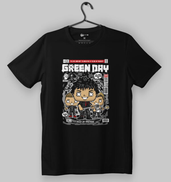 Green Day - Billie Joe Armstrong Comic T-Shirt