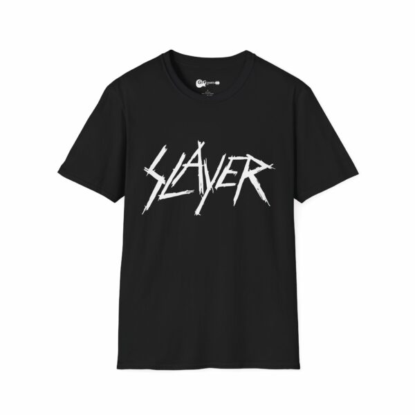 Slayer Classic White Logo Black T-Shirt