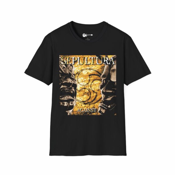 Sepultura Against Artwork Black T-Shirt