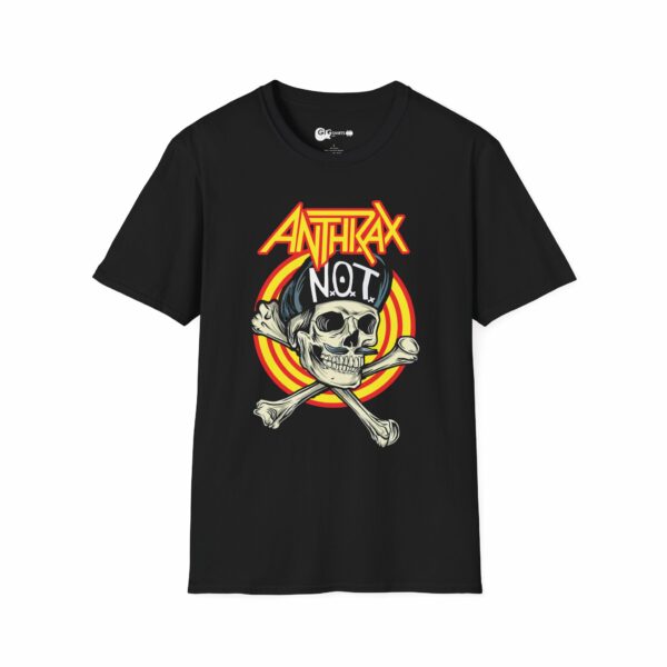 Anthrax N.O.T Skull Black T-Shirt