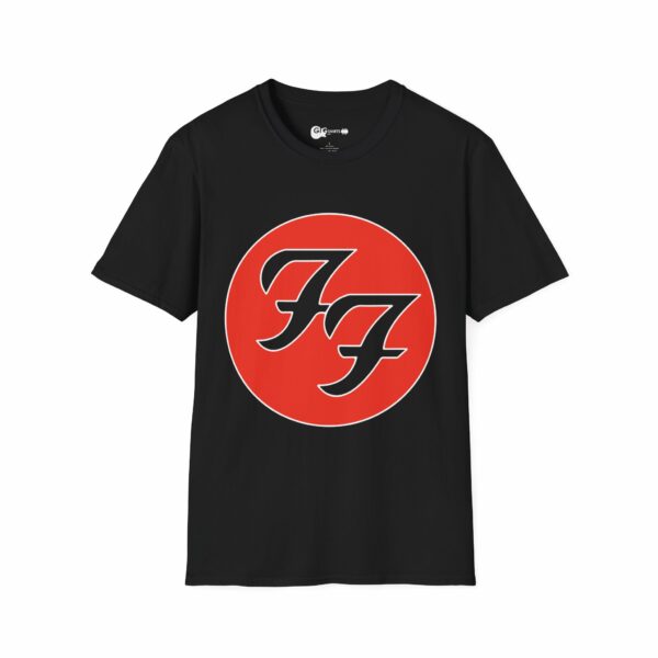 Foo Fighters Red Circle Logo Black T-Shirt