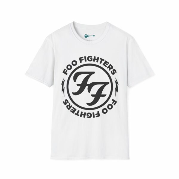 Foo Fighters Circular Logo White T-Shirt