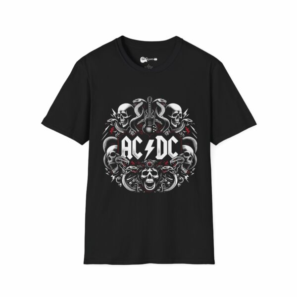 AC/DC Skull and Snakes Black T-Shirt