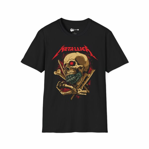 Metallica Skull and Crossbones Black T-Shirt