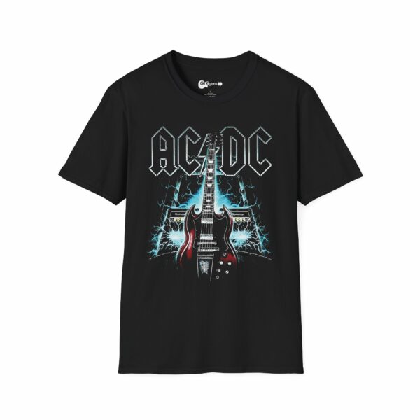 AC/DC Thunderstruck Guitar Black T-shirt