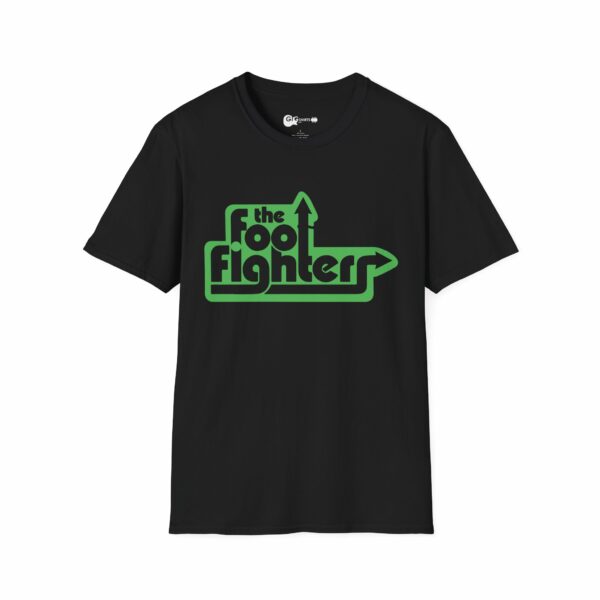 The Foo Fighters Green Arrow Design Black T-Shirt