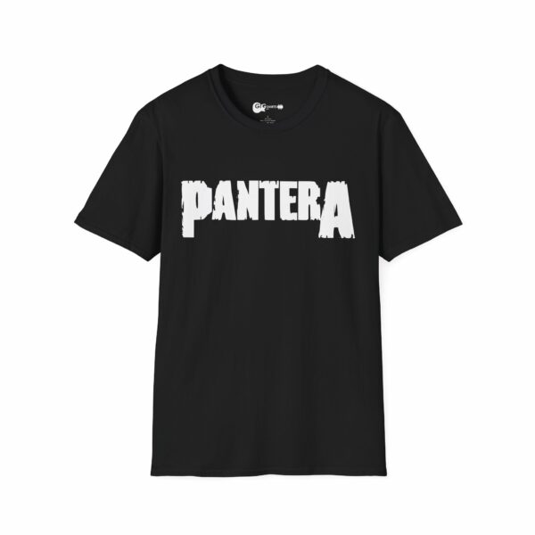 Pantera White Logo Black T-Shirt