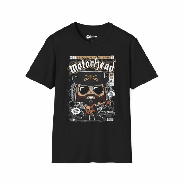 Motörhead - Lemmy Kilmister Comic Black T-Shirt